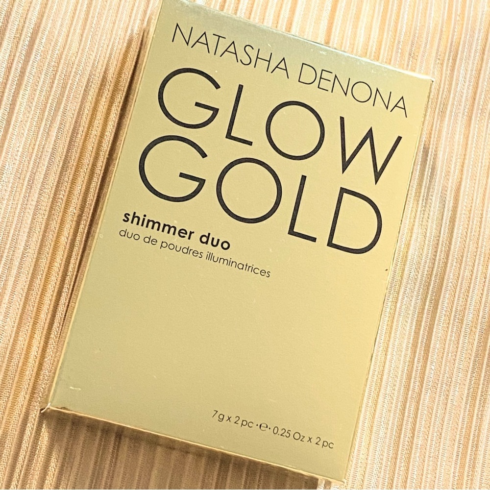 Natasha Denona GLOW GOLD SHIMMER Highlight DUO: Diamond & Super Glow FULL SIZE